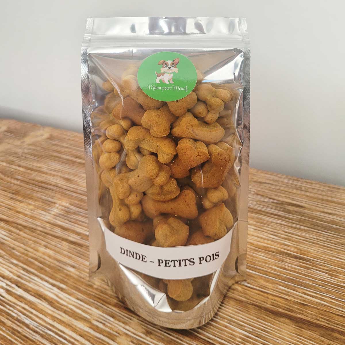 Dinde petits pois - grand chien