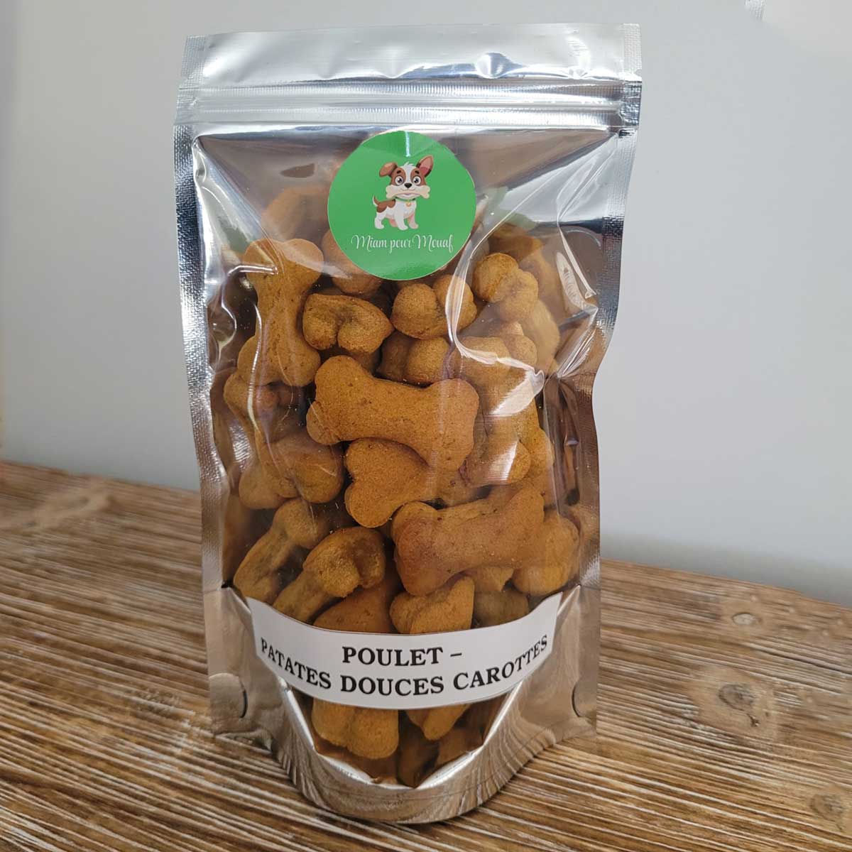 Poulet patates douces carottes - grand chien